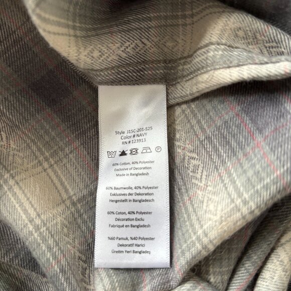 Jachs New York Grey Knit Flannel Size L - Picture 5 of 5